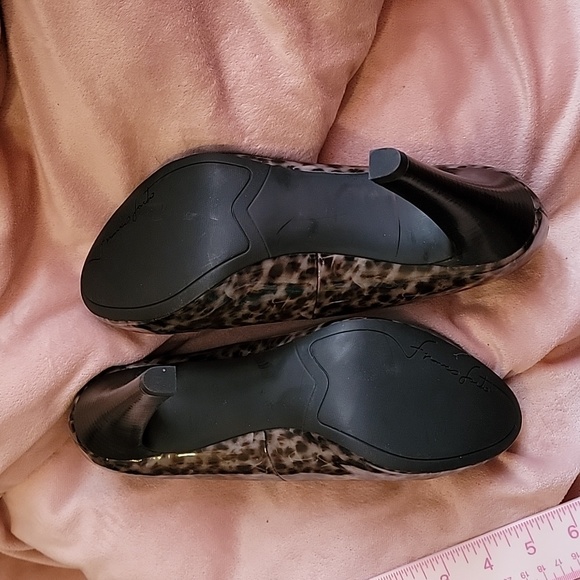 SOLD.  Franco Sarto leopard heels - Picture 3 of 5